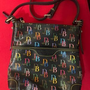 Dooney & Bourke Colorful Logo Crossbody Bag